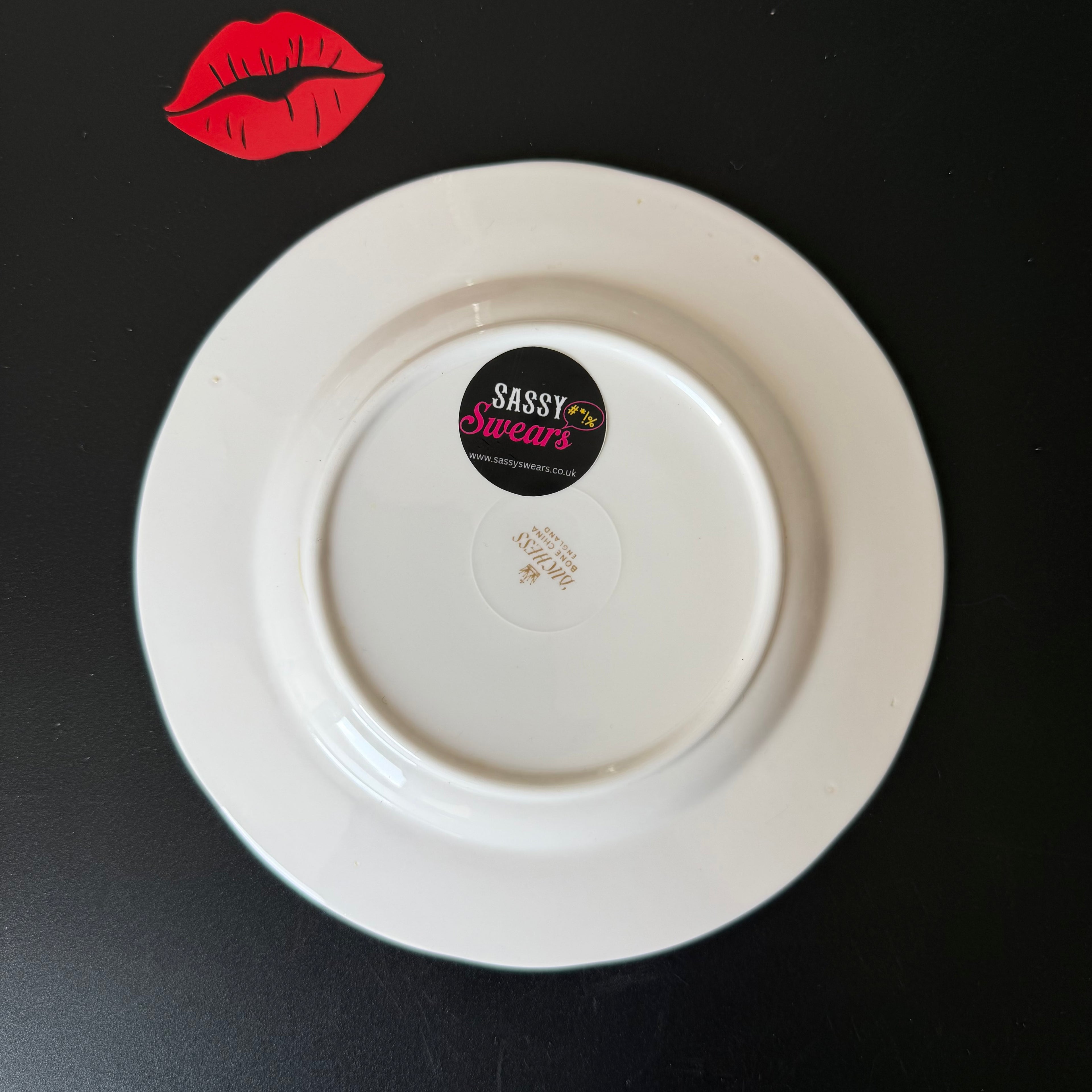 "Home Is Where Them Fuckers Ain't" Funny Rude Family Decorative Plate | Sweary Gift