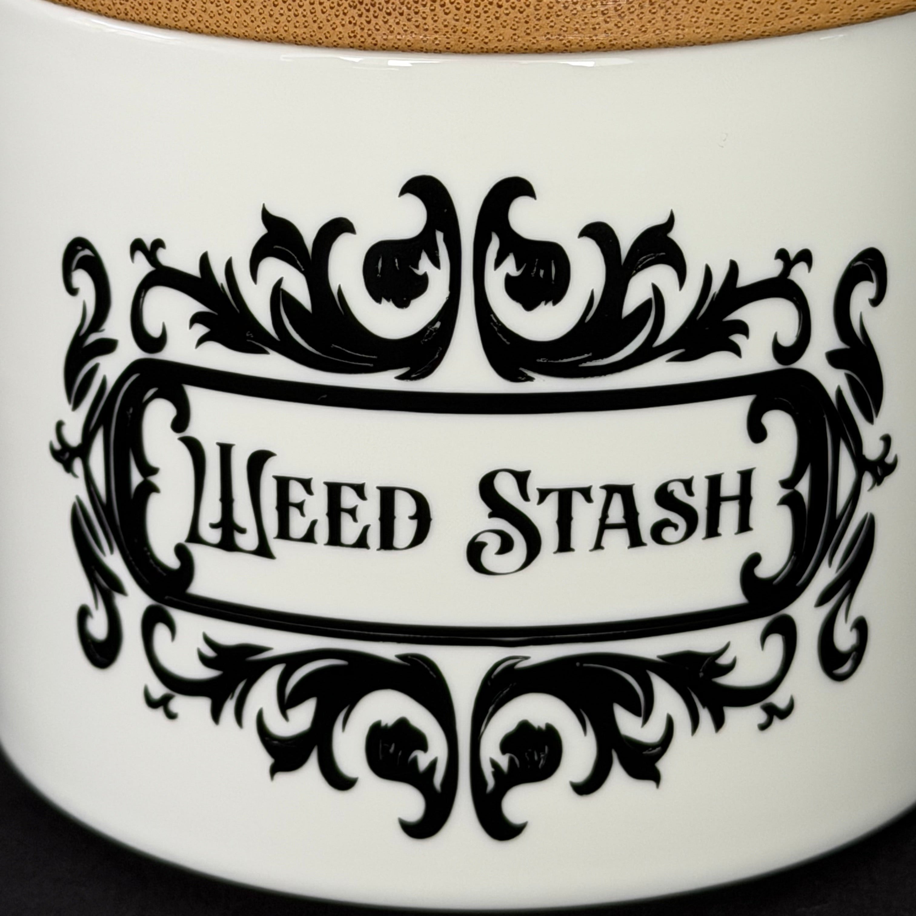 Funny Statement Storage Canister Weed Stash, Decorative Kitchen Storage Jar, Bold Home Decor, Sassy Swears