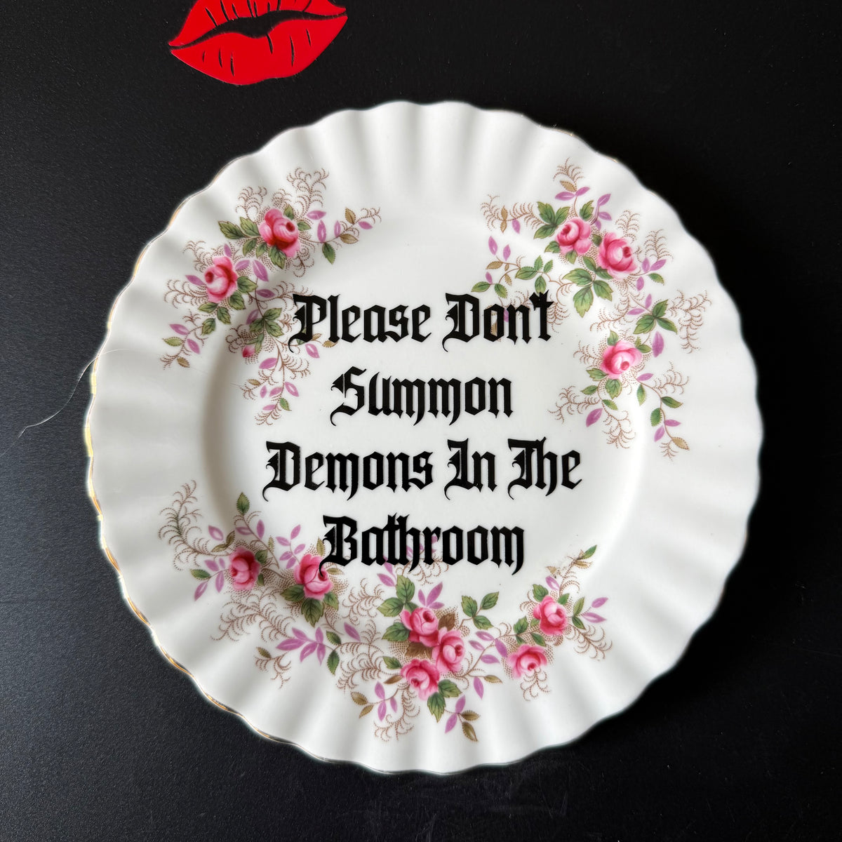 Please Don't Summon Demons In The Bathroom, Royal Albert Lavender Rose Plate