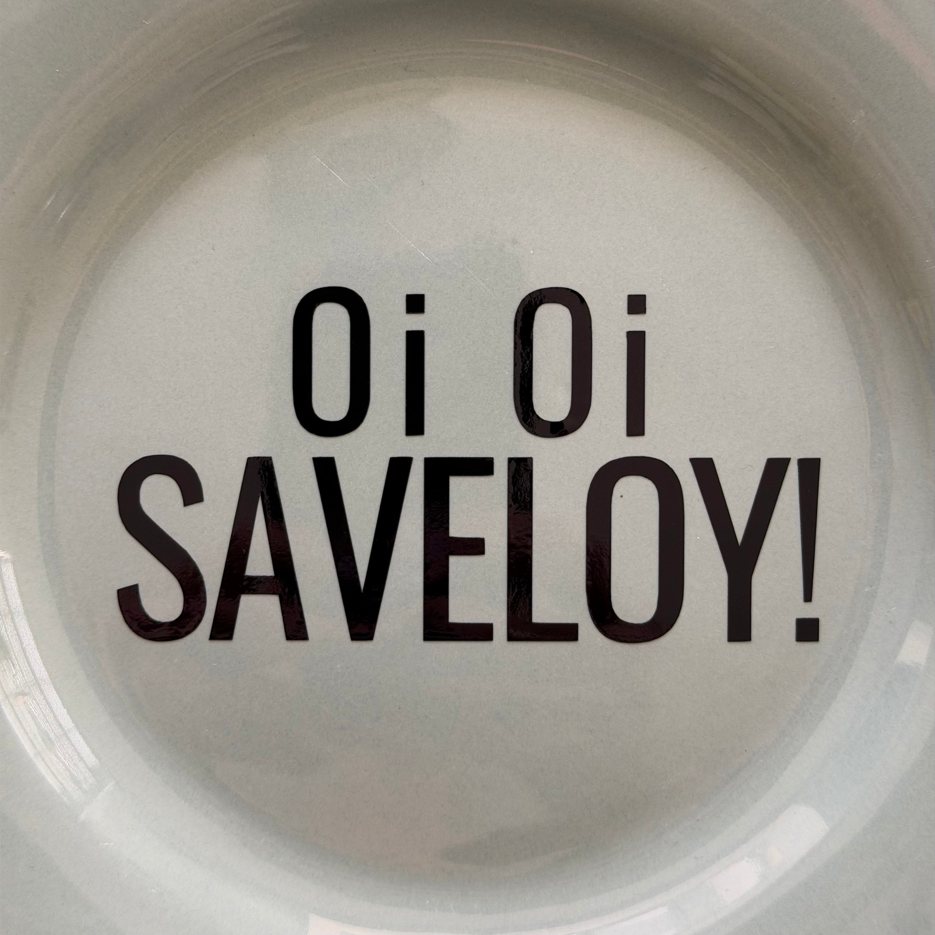 "Oi Oi Saveloy!" Funny British Humour Decorative Plate | Sweary Gift