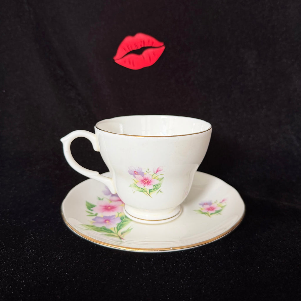 Gangsta Bitch Vintage Bone China Statement Cup & Saucer, Home Decor