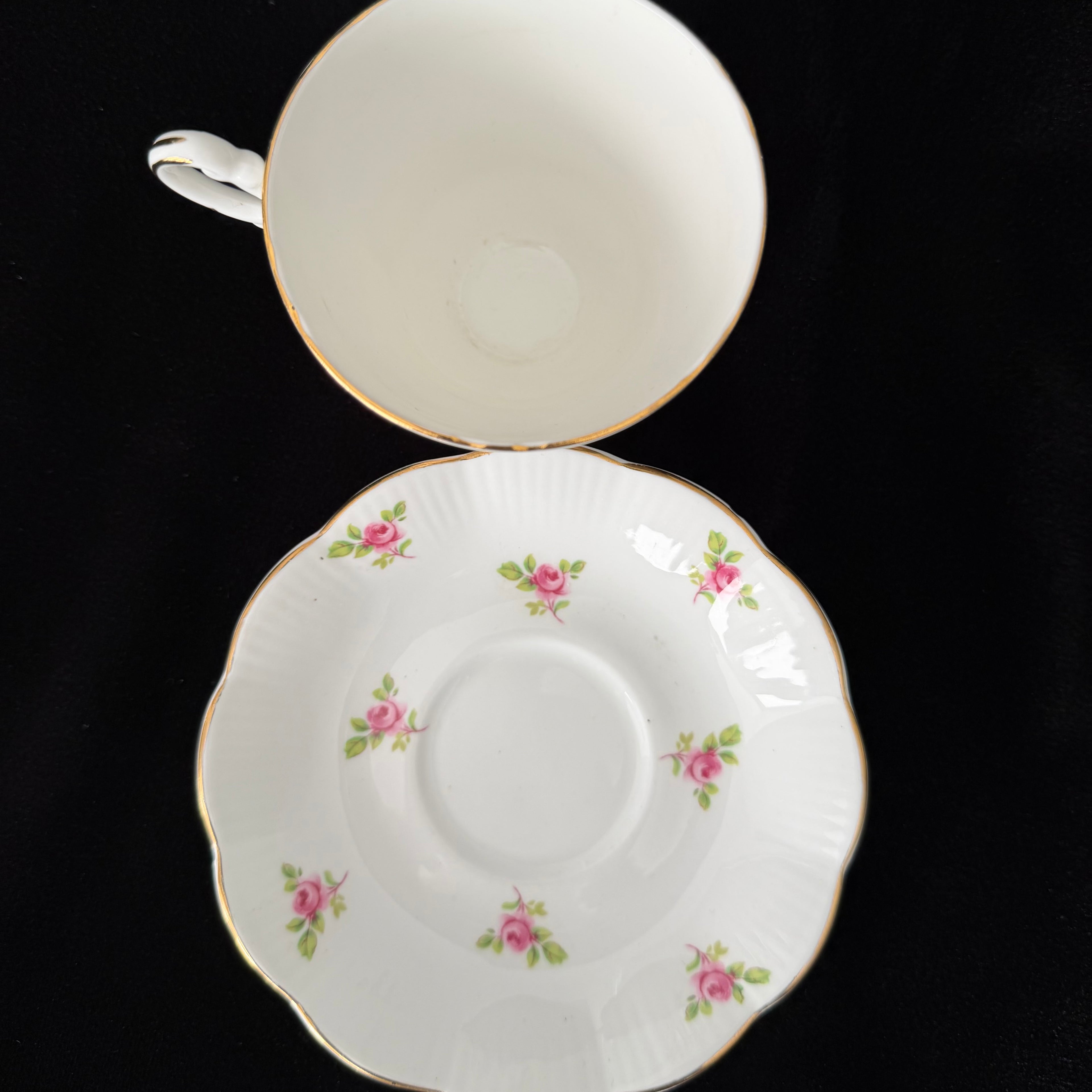 Unhinged, Vintage Bone China Statement Cup & Saucer, Home Decor