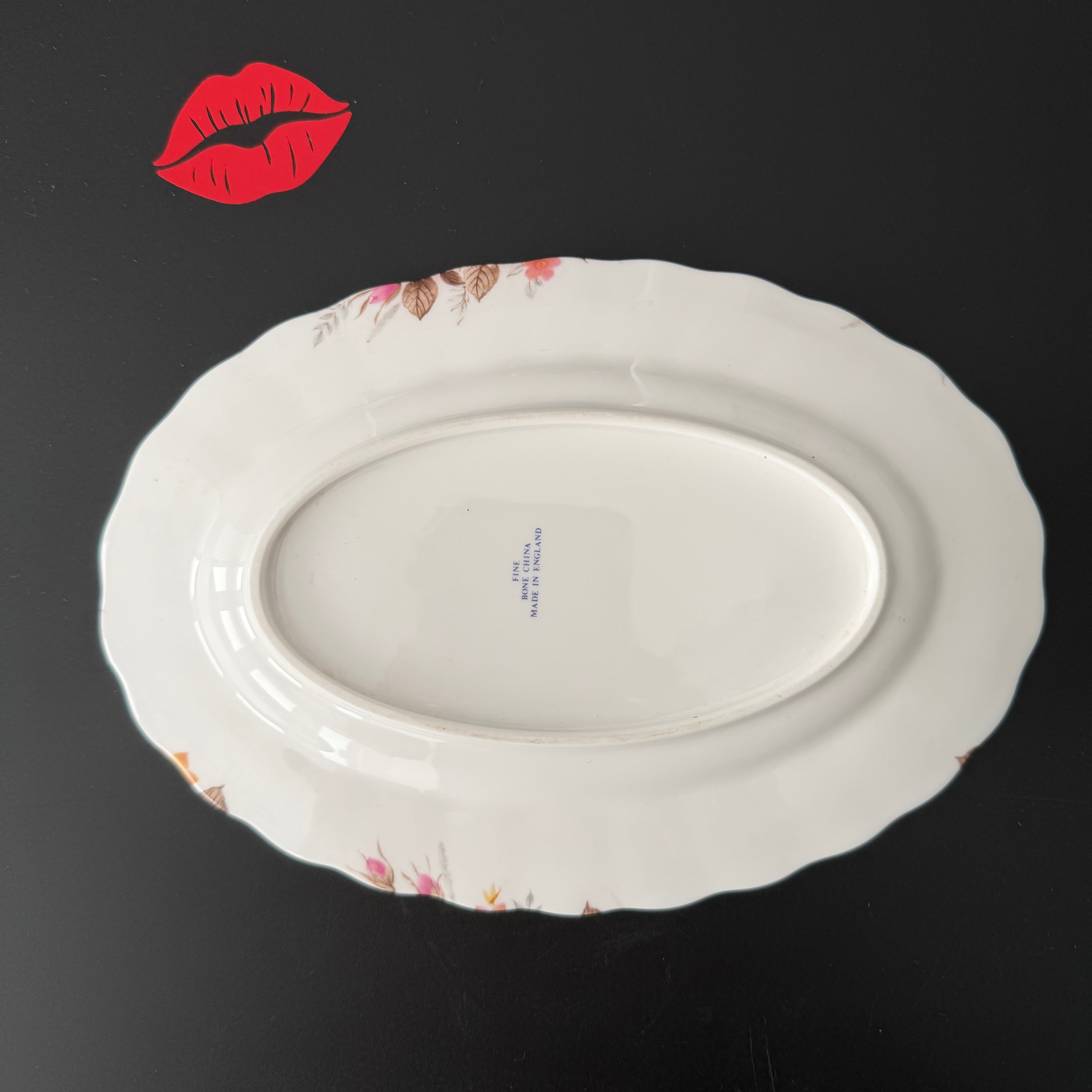 Welcome...Please Fuck Off By 9pm, Vintage Bone China Small Serving Platter