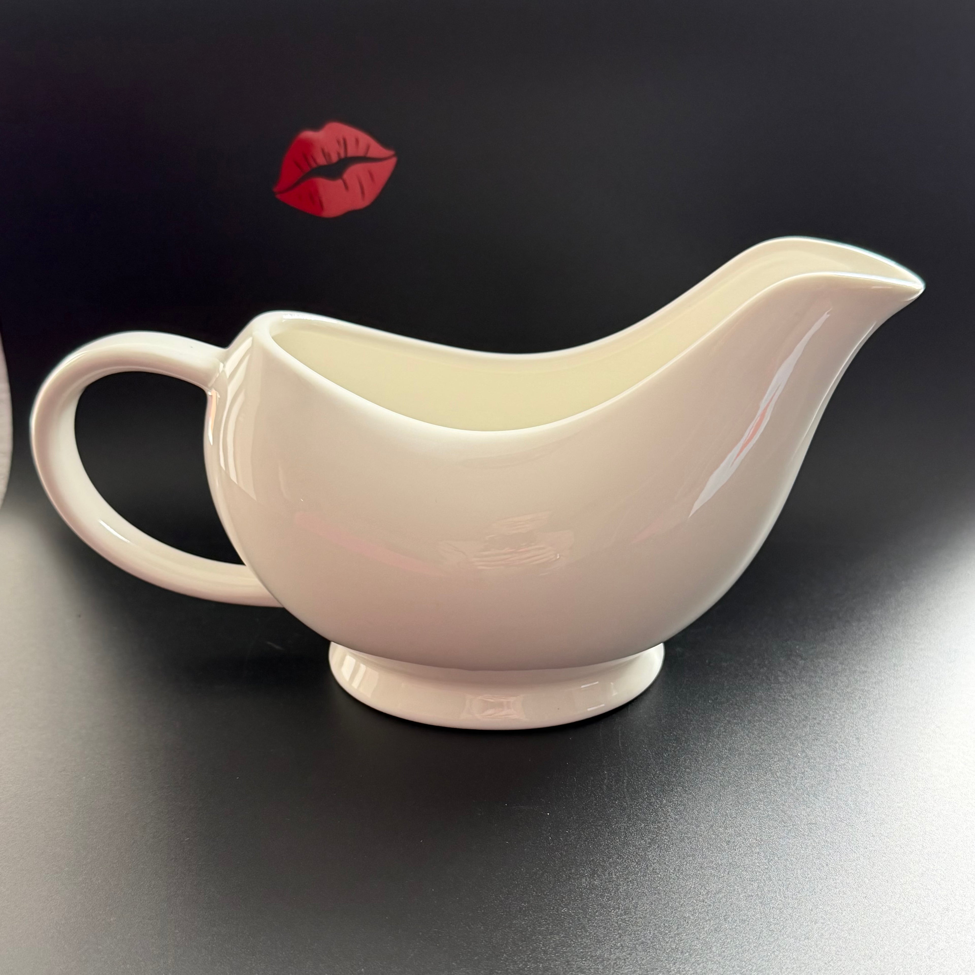 Pour Some Fucking Gravy On It Gravy Jug, Funny Porcelain Gravy Boat, Sassy Kitchen Decor Gift