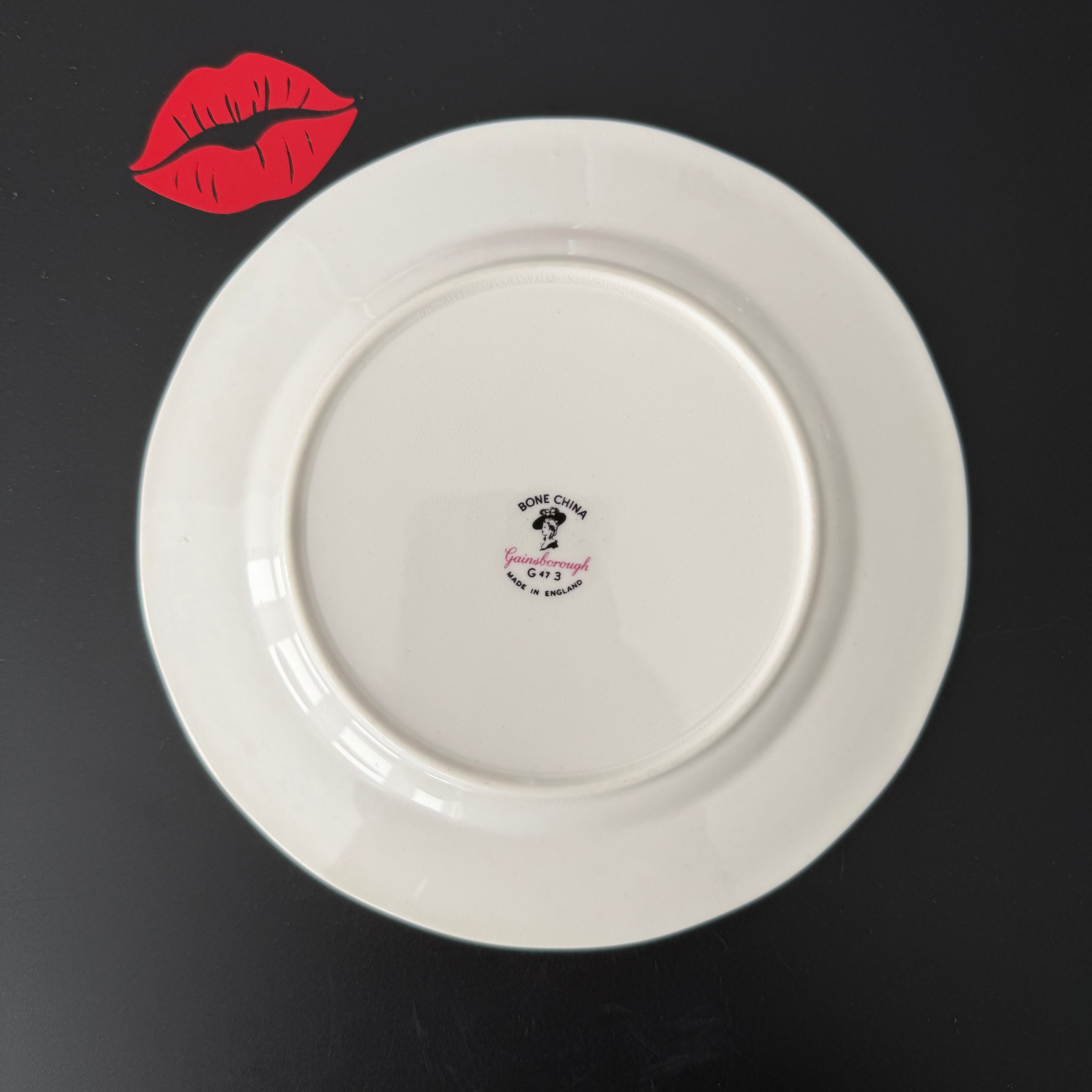 Me & My Dog Talk Shit About You, Vintage Bone China Plate