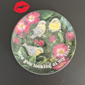 Vintage Wedgwood Blue Tits Plate, Are You Looking At My Tits? Cheeky Bird Plate