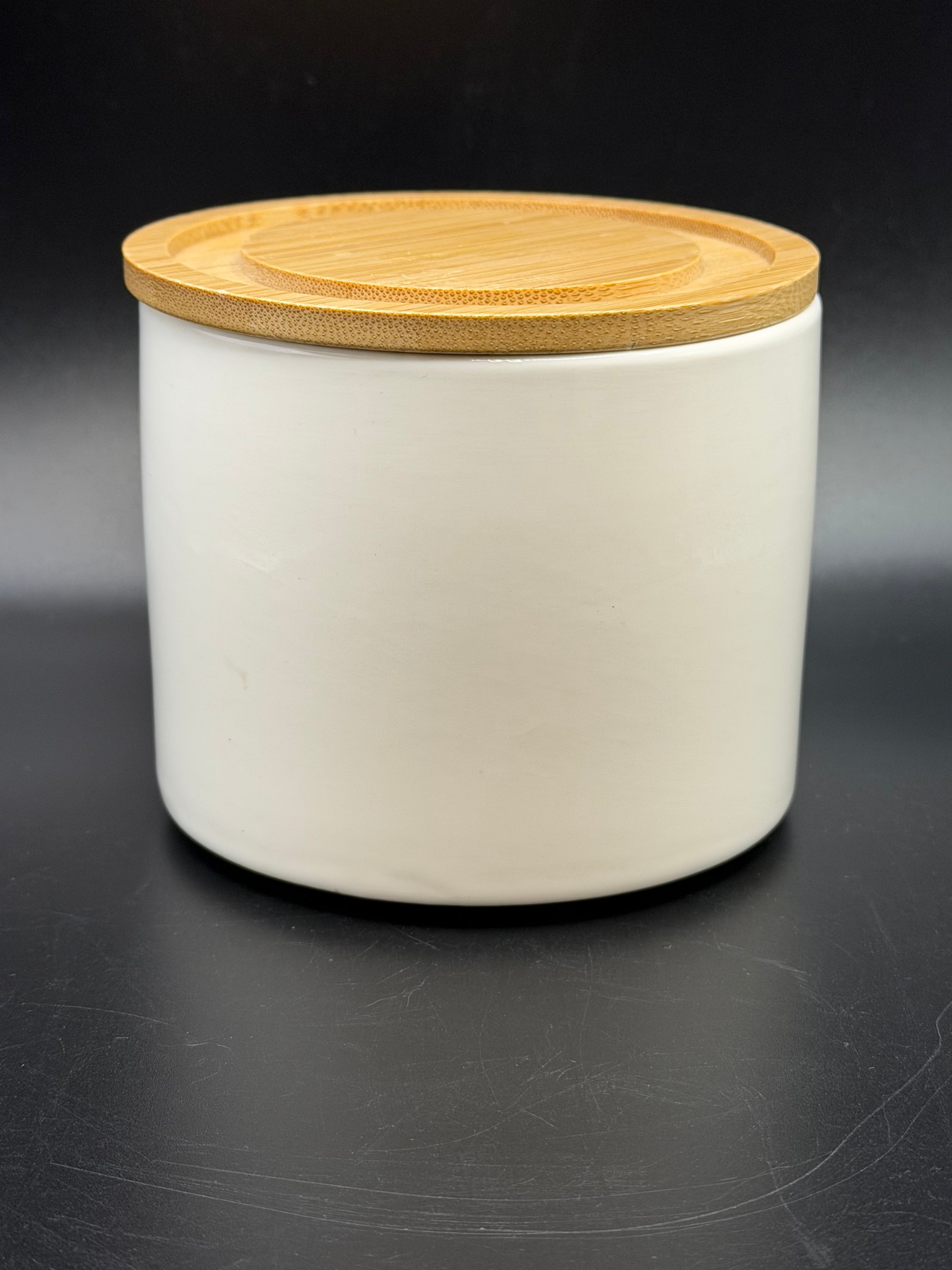 "Suspicious White Substance" Ceramic Storage Canister | Funny Kitchen Jar
