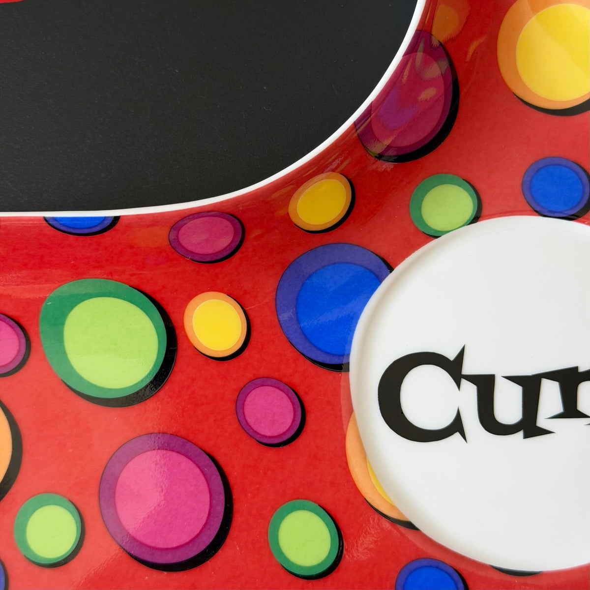 Funky Retro Cunt Decorative Plate, Colourful Statement Dish