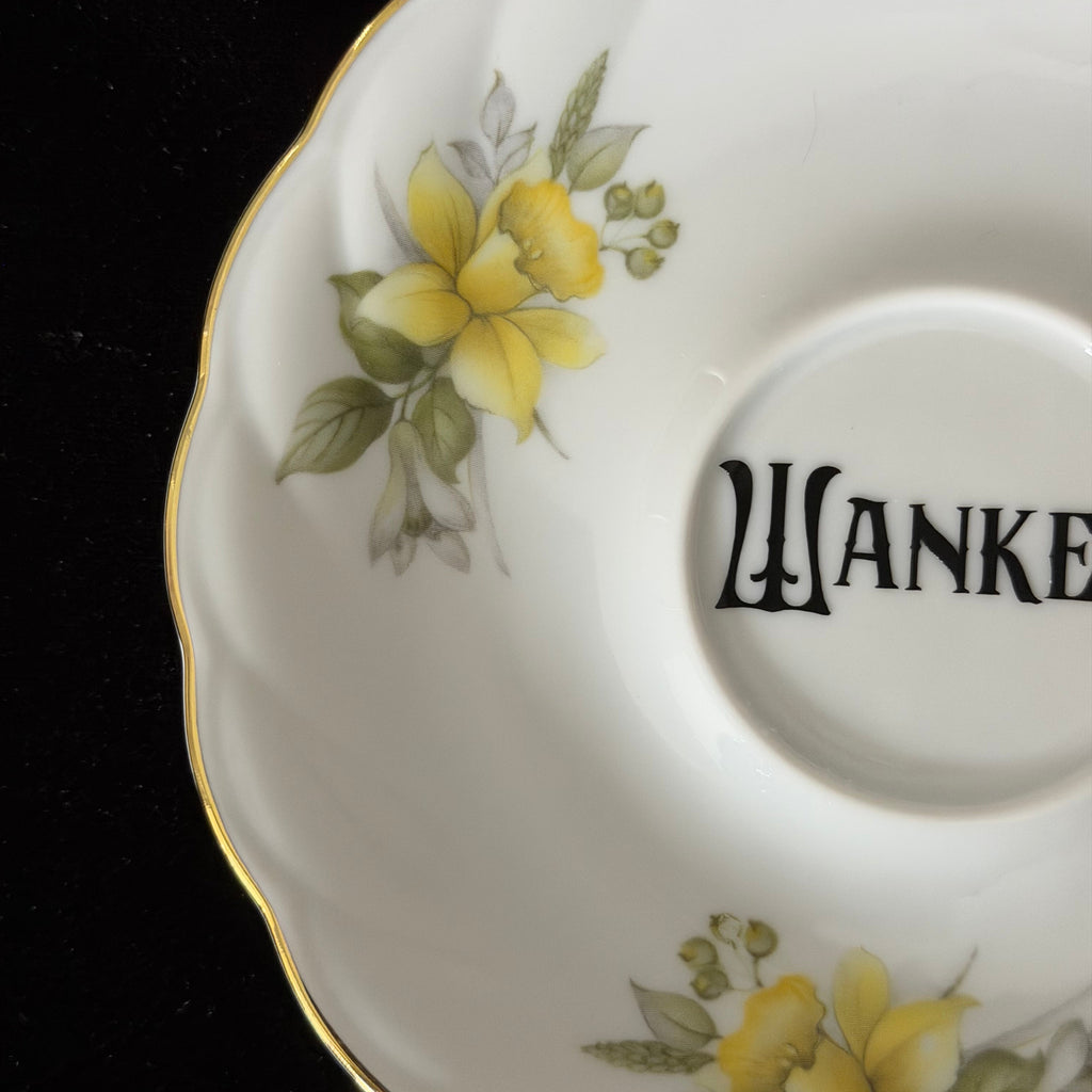 "Wanker" Vintage Porcelain Decorative Plate | Sweary Gift | Sassy Swears