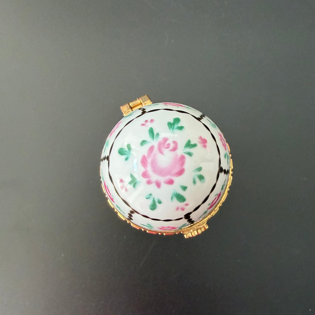 Nosy Fucker Vintage Porcelain Egg Trinket Box