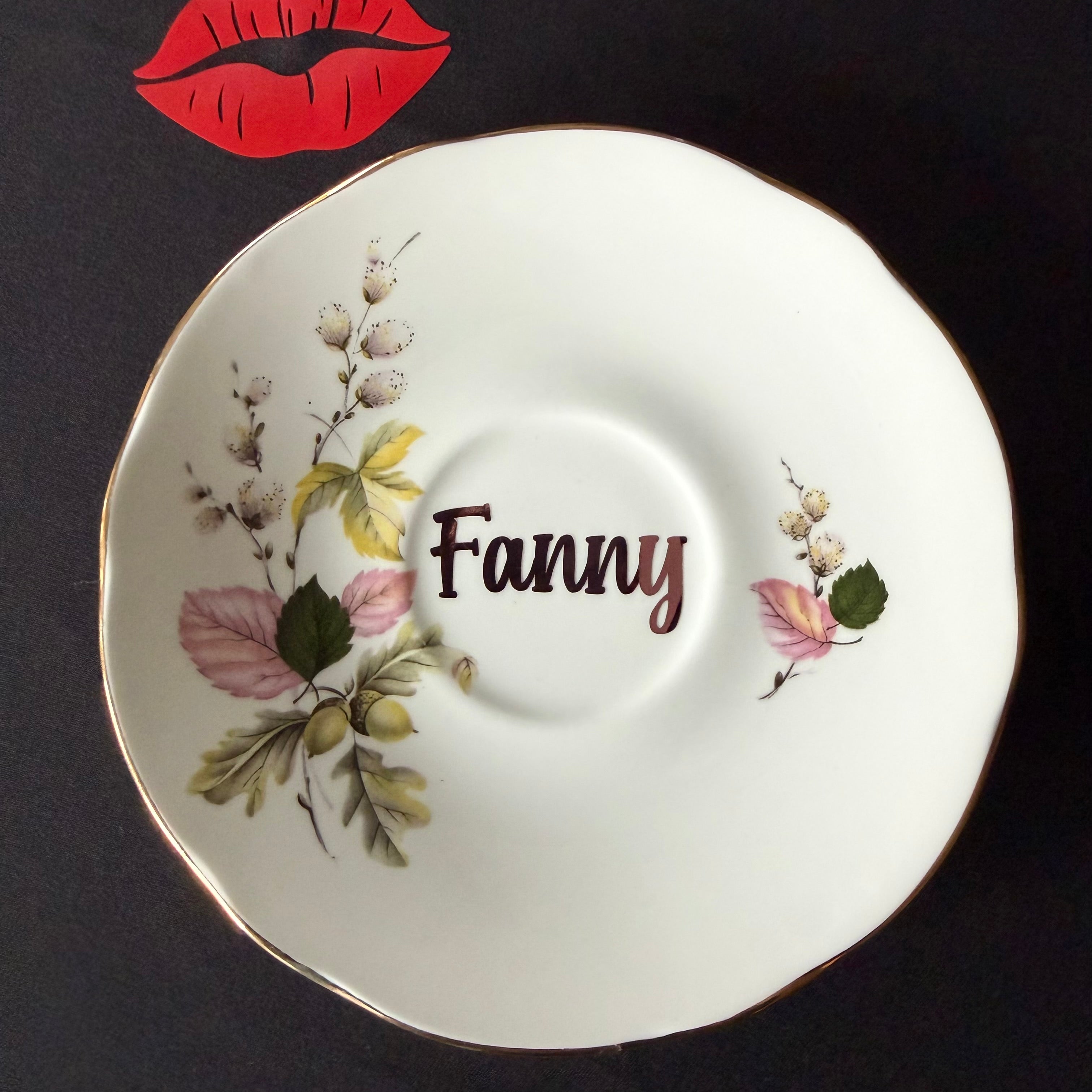 Fuck Cancer Vintage Plate – Bold Statement Homeware | Sassy Swears