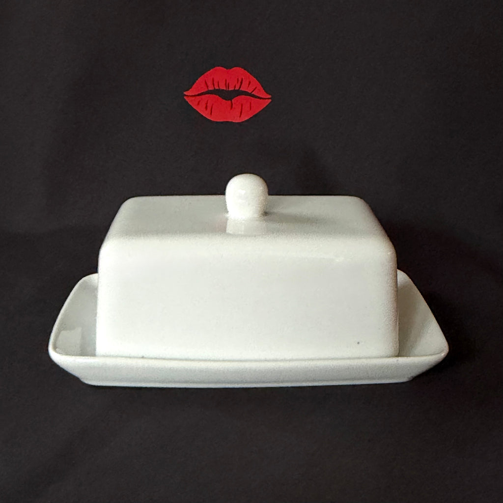 Yes It's Butter Because I'm Not A Cheap, Peasant Bastard! Funny  Butter Dish,Hand Decorated Ceramic Kitchen Gift