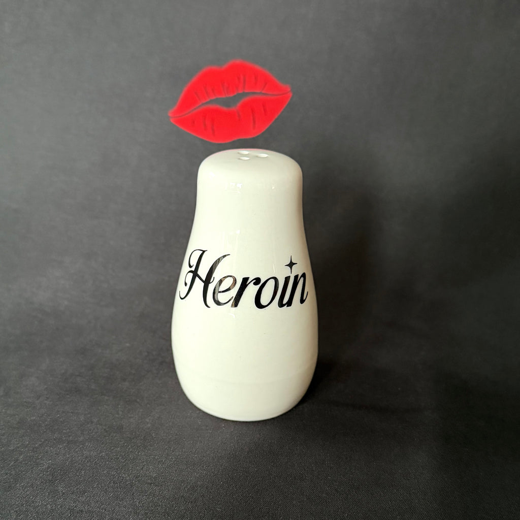 Cheeky Cocaine & Heroin Salt and Pepper Shakers, Funny Sweary Kitchen Decor Gift