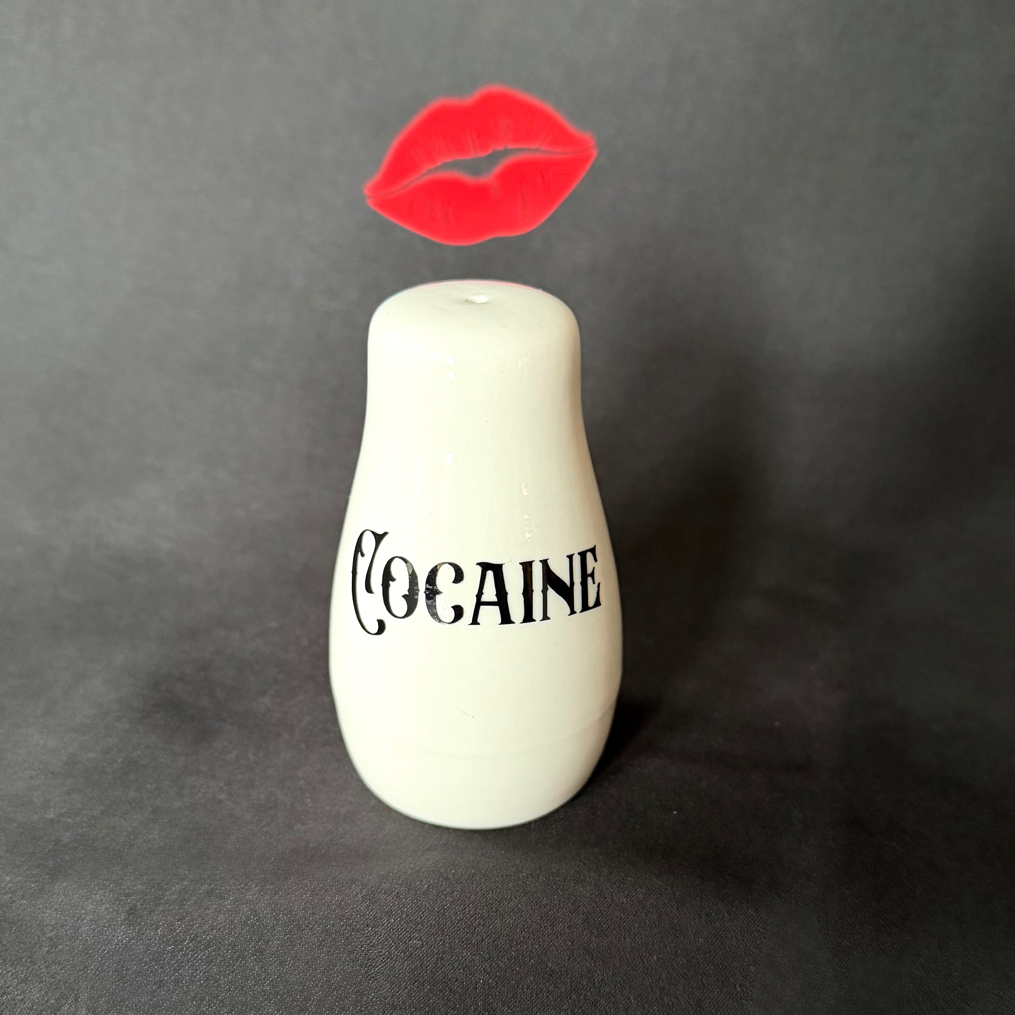 Cheeky Cocaine & Heroin Salt and Pepper Shakers, Funny Sweary Kitchen Decor Gift