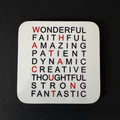What a Cunt Coaster, Hidden Message, Christmas, Birthday Gift, Rude Funny drinks Coaster Present