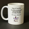 Funny Mug of Fuckoffee  Rude Sarcastic 11oz Coffee Mug  Birthday, Christmas or Secret Santa Gift