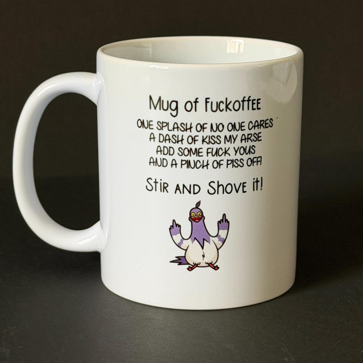 Funny Mug of Fuckoffee  Rude Sarcastic 11oz Coffee Mug  Birthday, Christmas or Secret Santa Gift