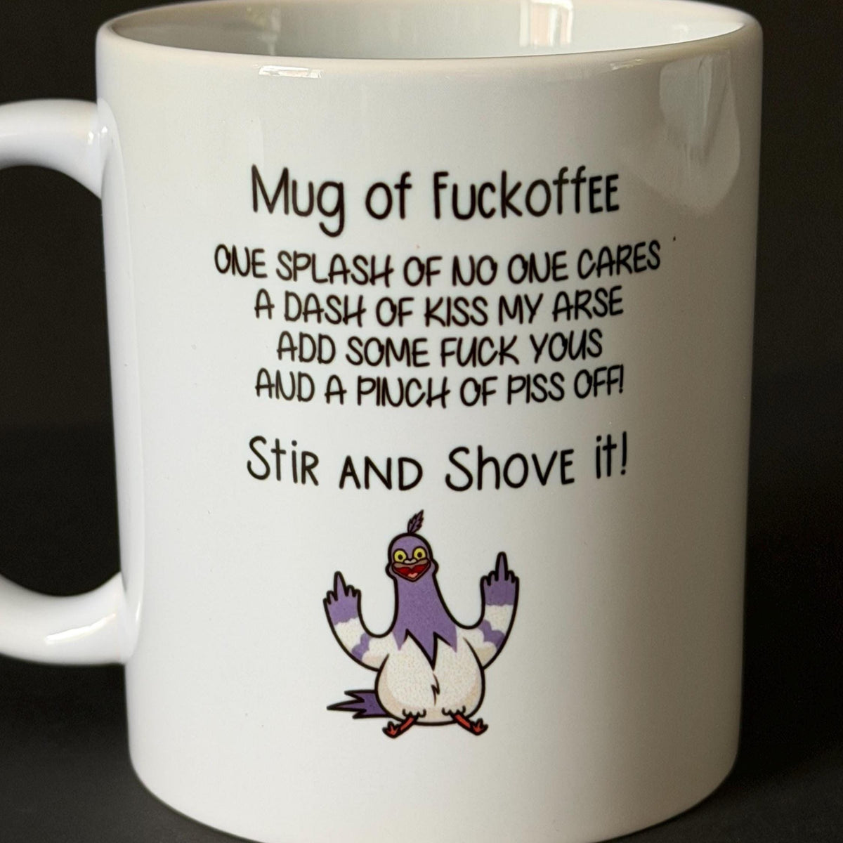 Funny Mug of Fuckoffee  Rude Sarcastic 11oz Coffee Mug  Birthday, Christmas or Secret Santa Gift
