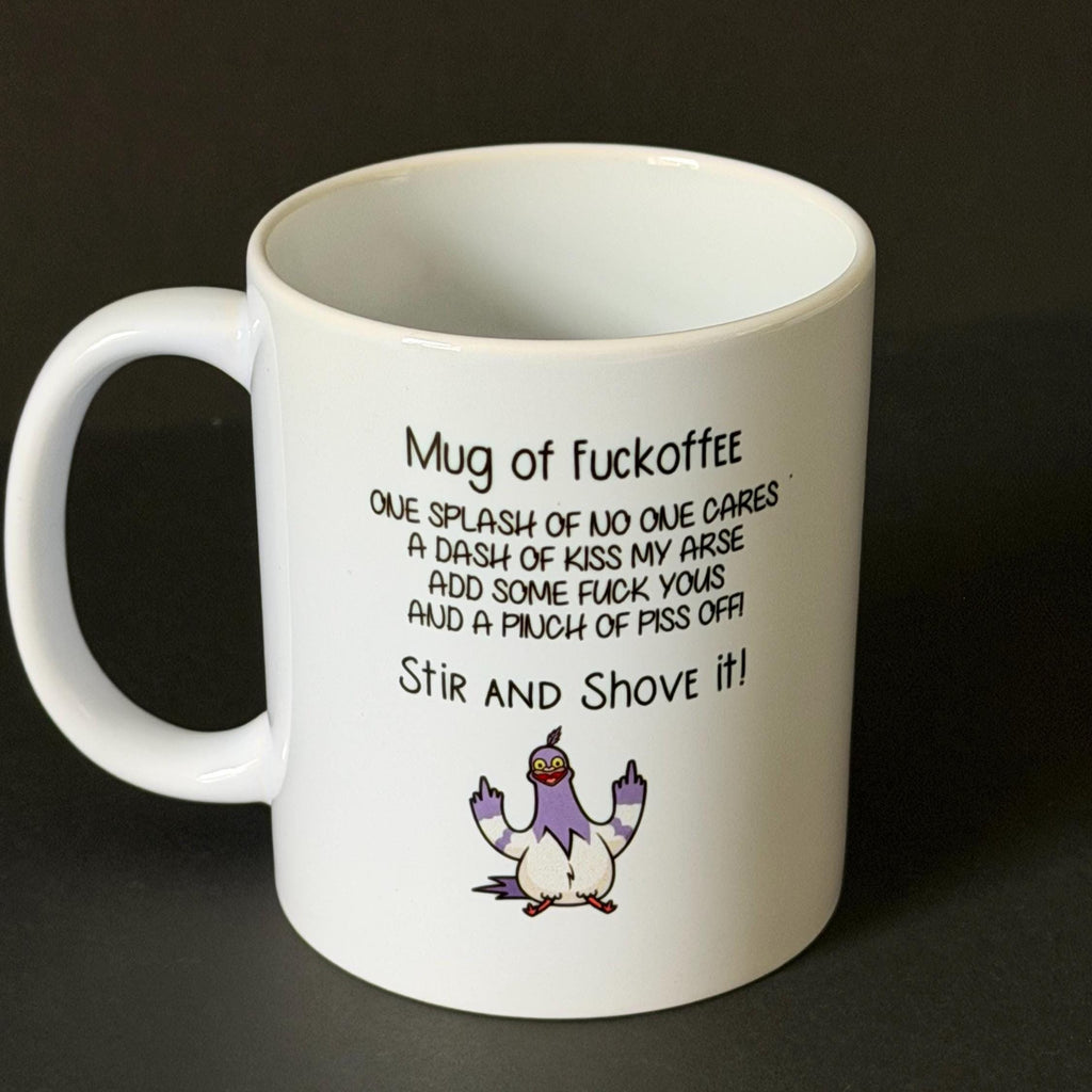 Funny Mug of Fuckoffee  Rude Sarcastic 11oz Coffee Mug  Birthday, Christmas or Secret Santa Gift