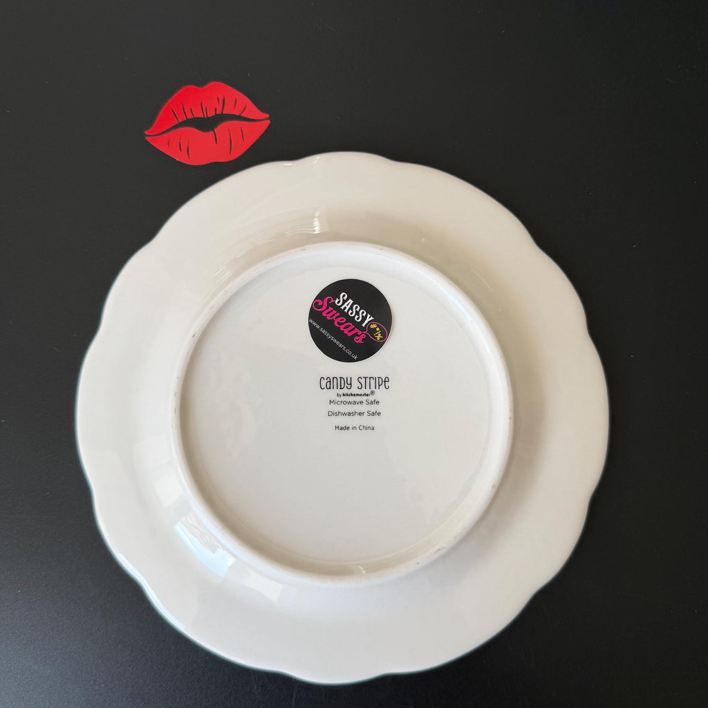 Home Is Where Them Fuckers Ain't, Funny Porcelain Plate