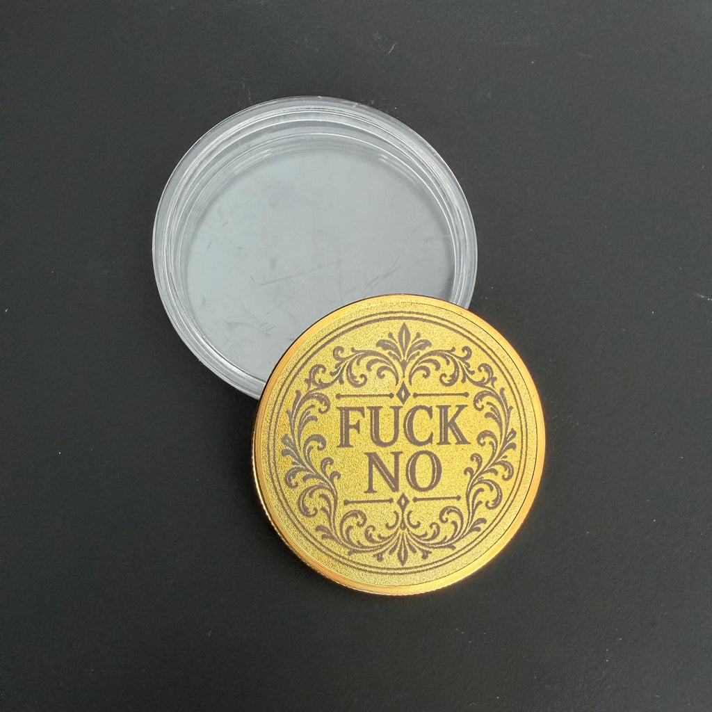 Fuck Yes / Fuck No, Decision Double Sided Coin, Flip To Decide, Adult Gift, Rude Novelty Gift, Birthday Christmas Secret Santa Present,