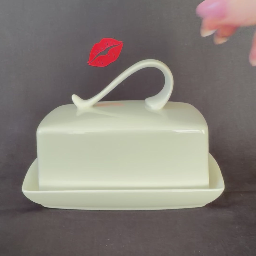 Custom Butter Dish – Design Your Own Sweary Butter Dish,  Kitchen Decor
