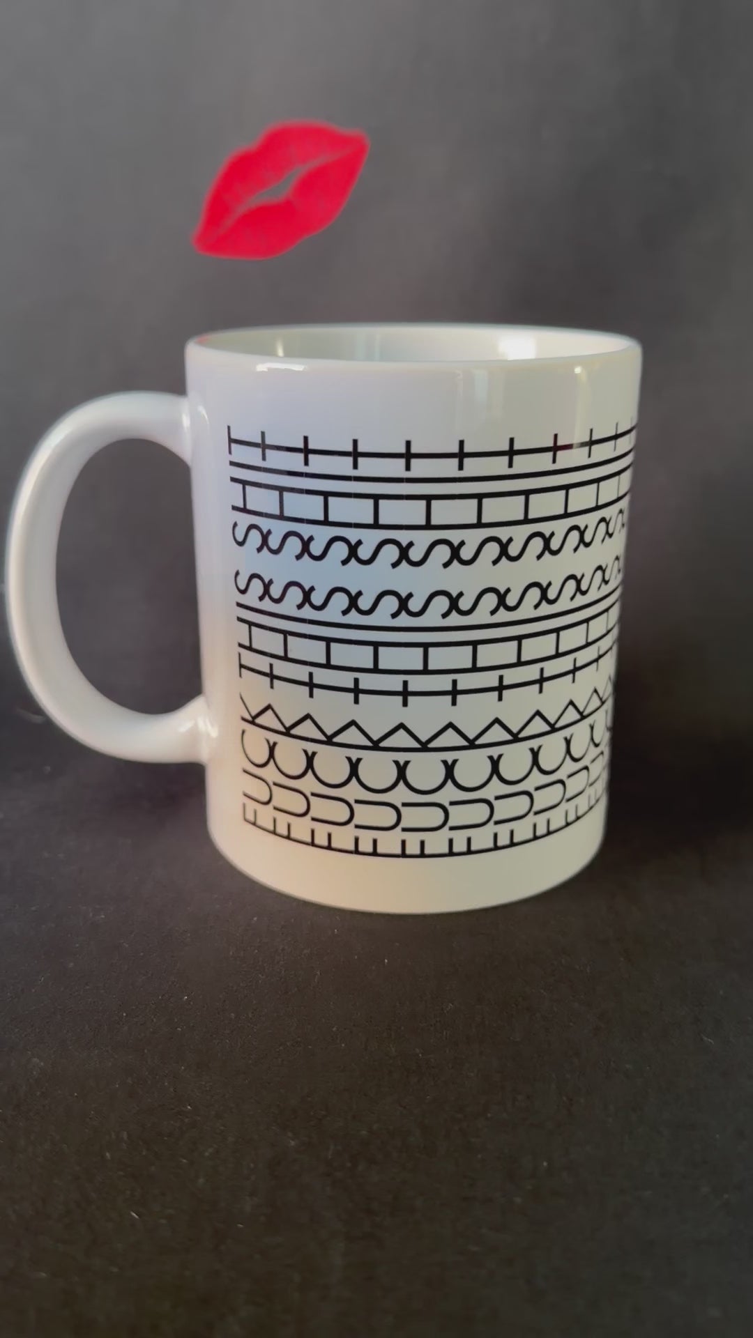 Hidden Quote Mug - Fuck This Shit, Funny Mug, Cheeky Statement Mug, Sassy Swears